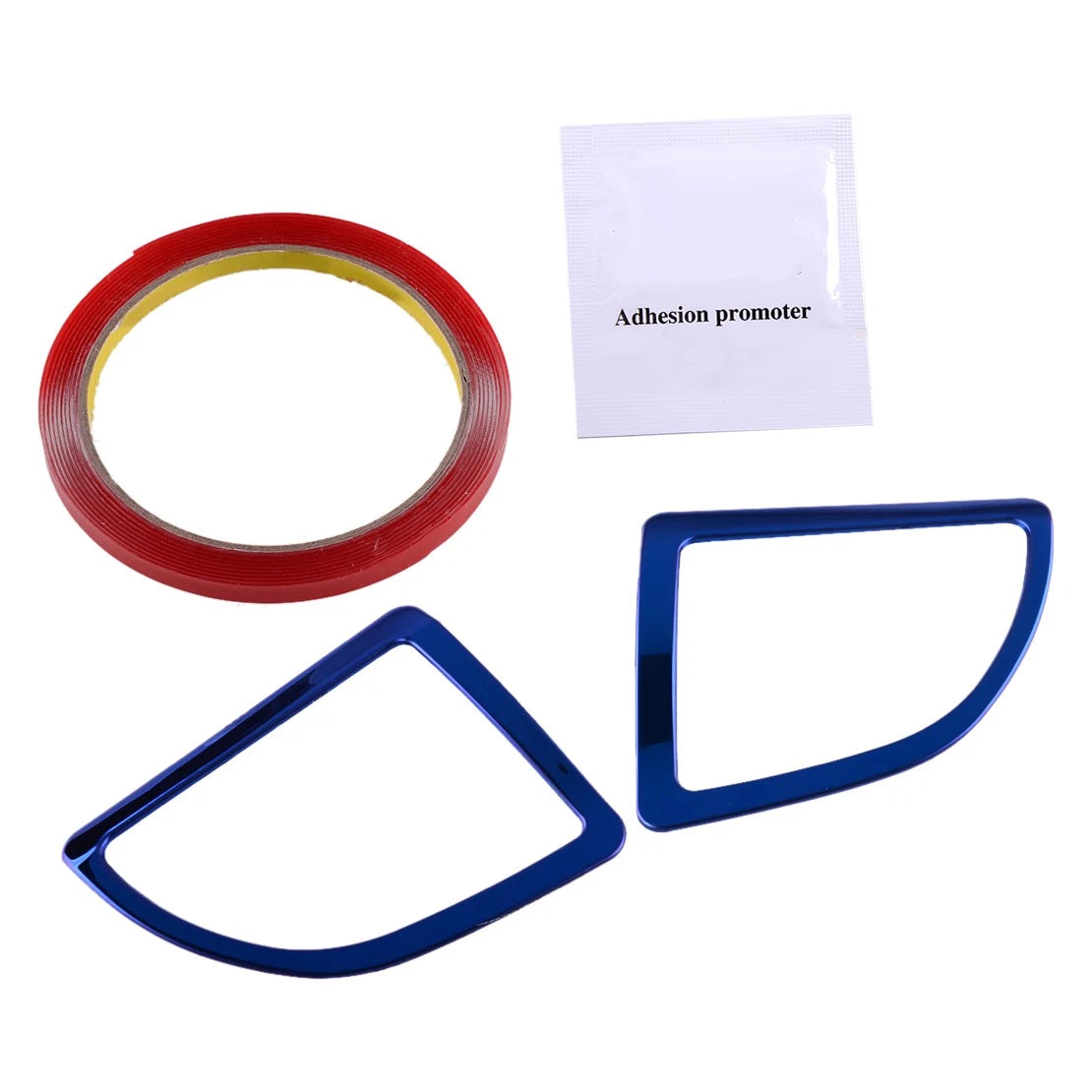 2 x Blue Console Air Vent Trim Frames for Toyota Corolla (2014-2017)