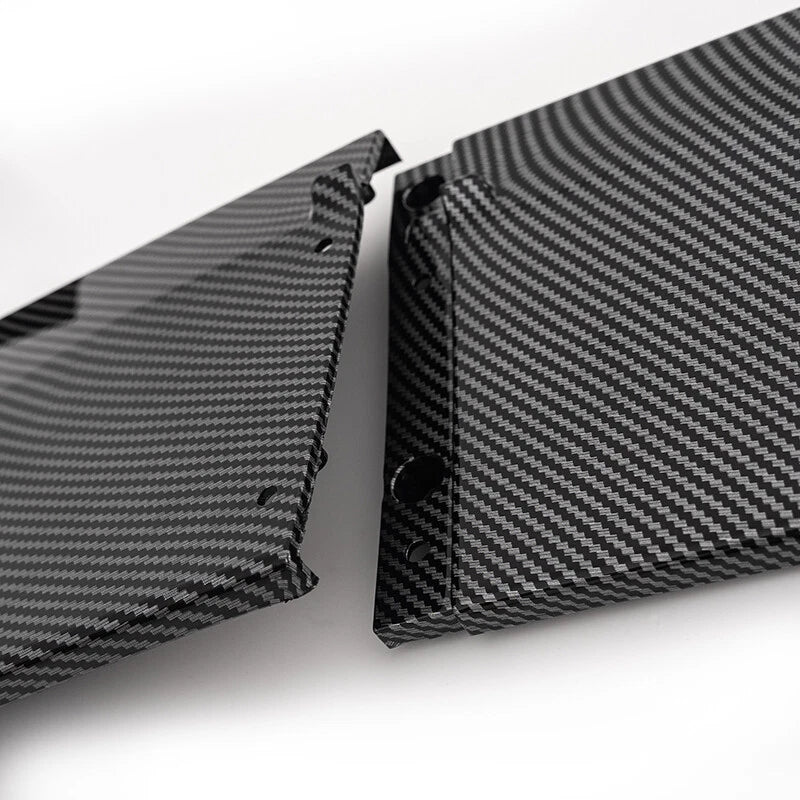 Front Lip Spoiler Splitter for BMW 3 Series E90 E91 M Sport Carbon Black (2009-2012)