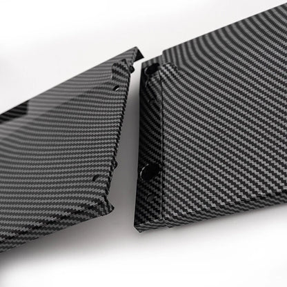 Front Lip Spoiler Splitter for BMW 3 Series E90 E91 M Sport Carbon Black (2009-2012)