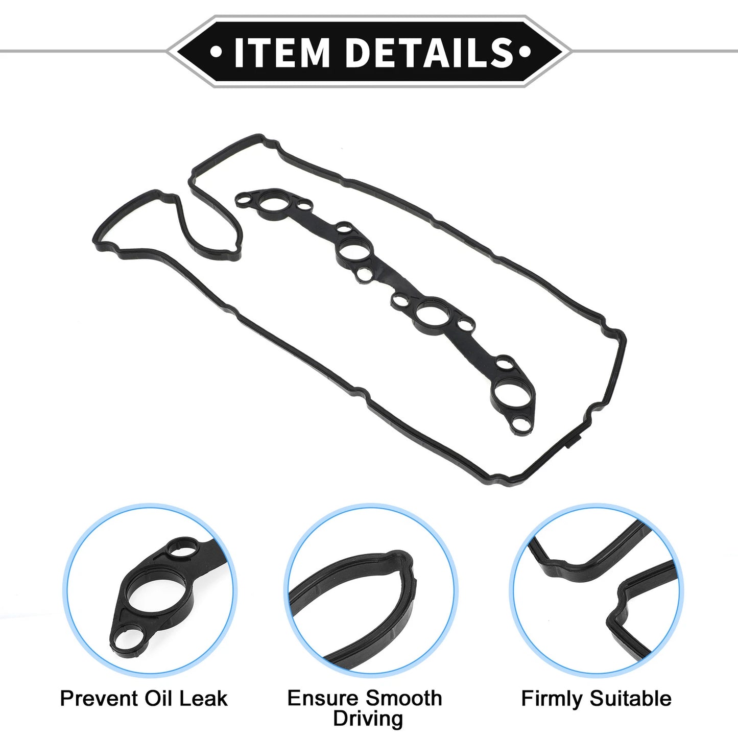 Valve Cover Gasket for Toyota Tacoma 2.7L L4, 4Runner 2.7L L4 (1995-2004)