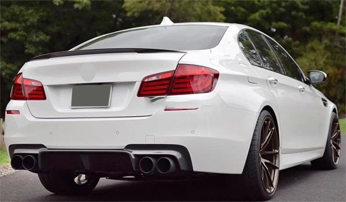 Glossy Black Rear Spoiler Wing for BMW 5 Series F10 F18 Sedan (2011-2017)