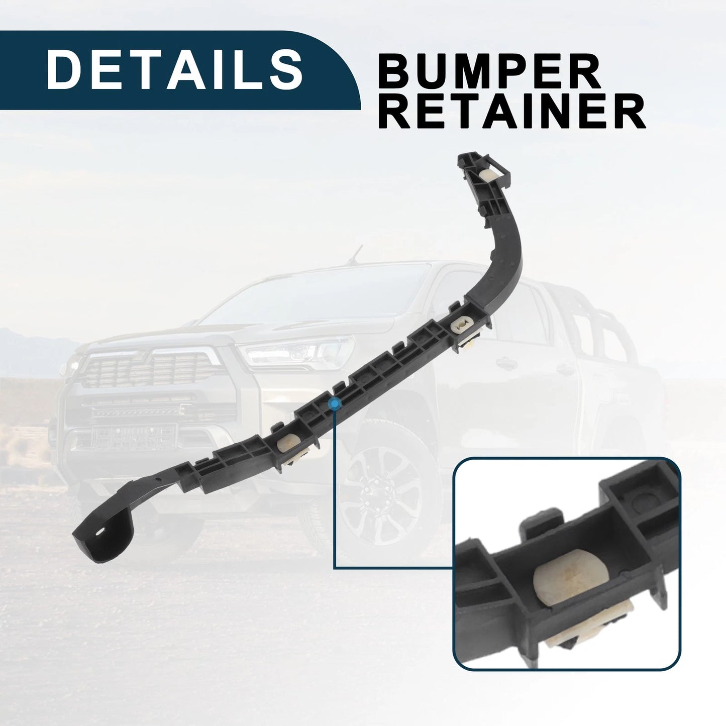 Left Rear Bumper Retainer Bracket for Honda CR-V (2015-2016)