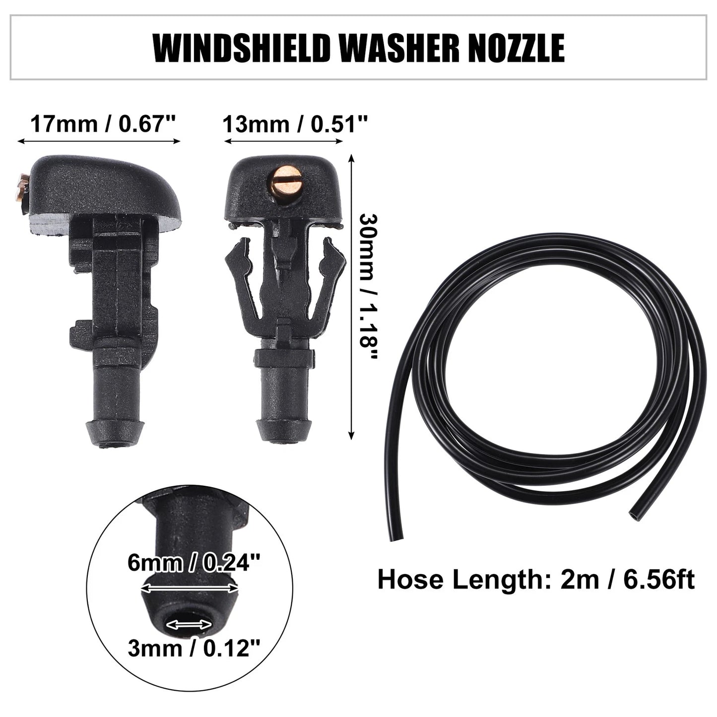 Car Windshield Washer Nozzle Set for Ford Crown (2005-2010)