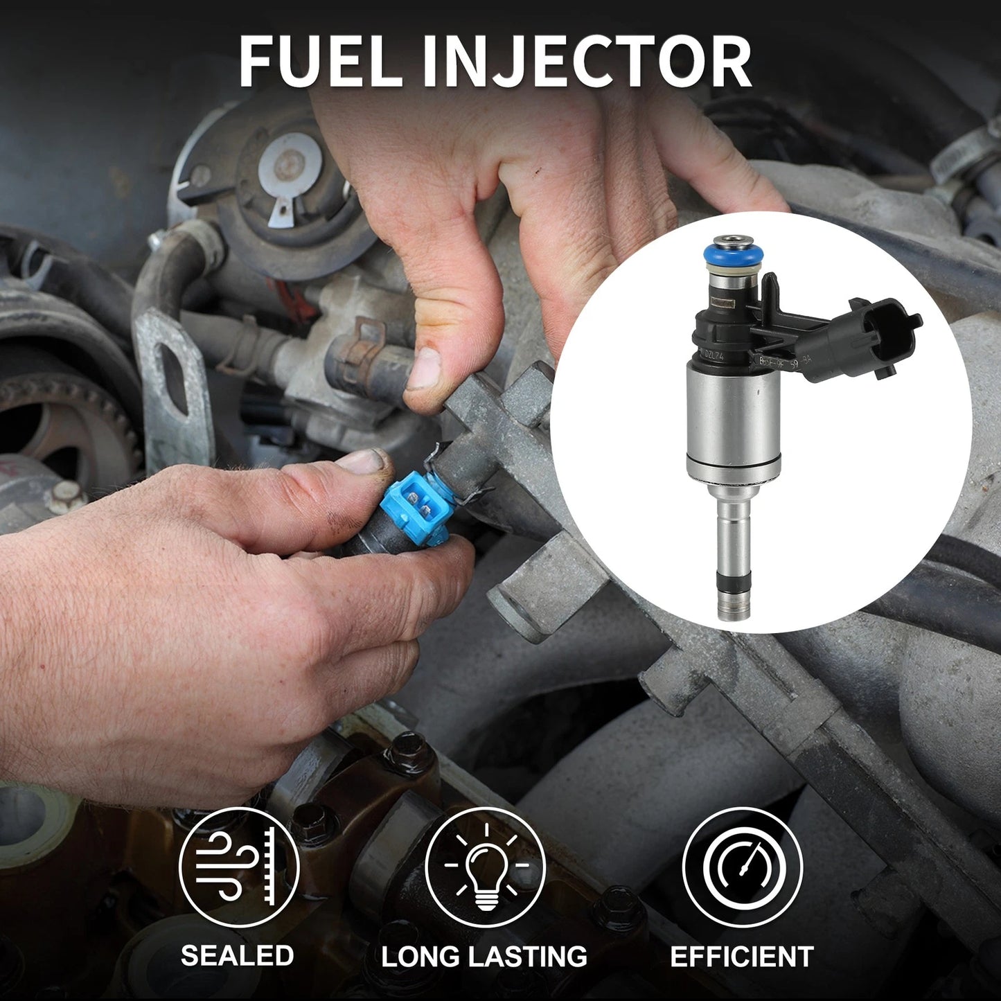 Fuel Injector 4 x for LAND ROVER Range Rover Evoque 2.0 (2011-2017)
