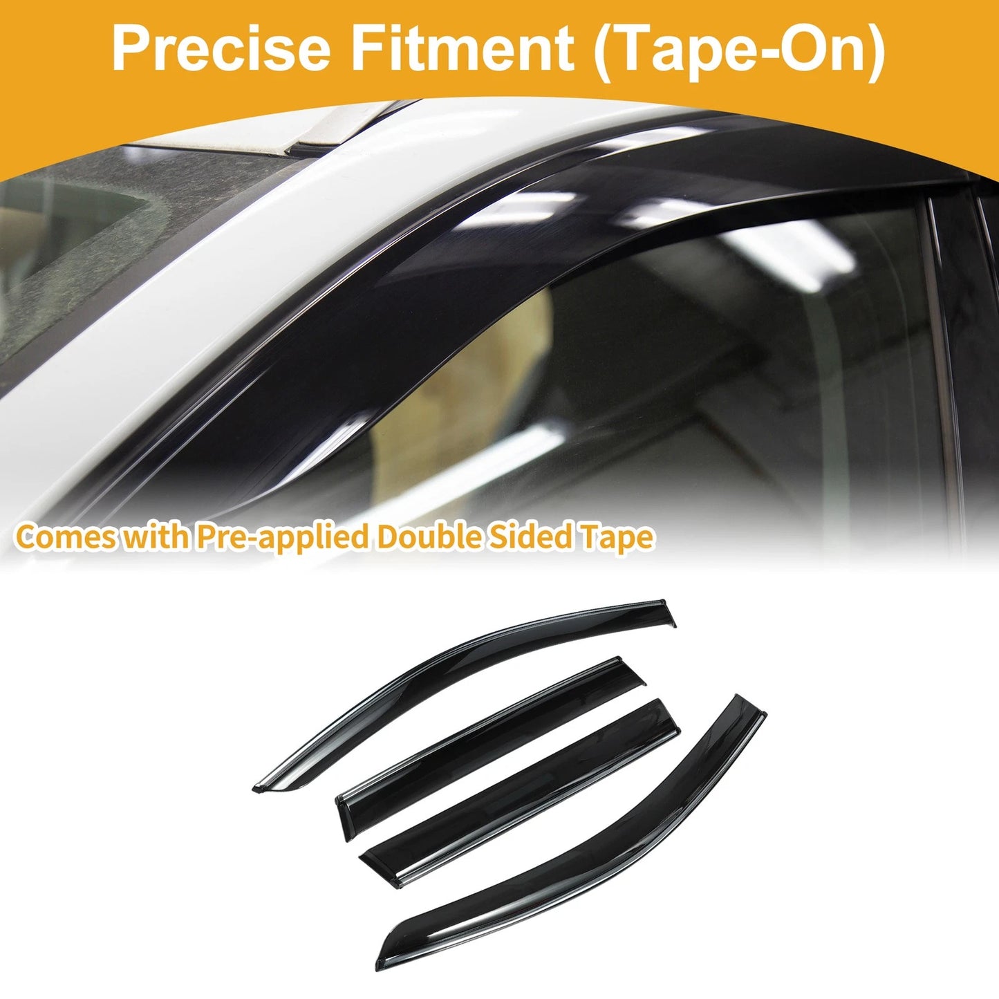 Window Deflectors / 1 Set / Vent Visors for Toyota Corolla Cross (2022–2024)