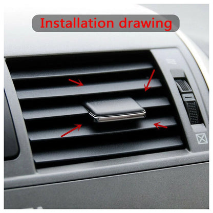 8pcs Universal Car Air Conditioner Vent Louver Blade Clips for Various Models