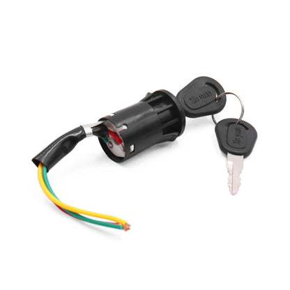 Ignition Switch Lock 3-Wire for Motorcycle Scooter - 2 x Keys