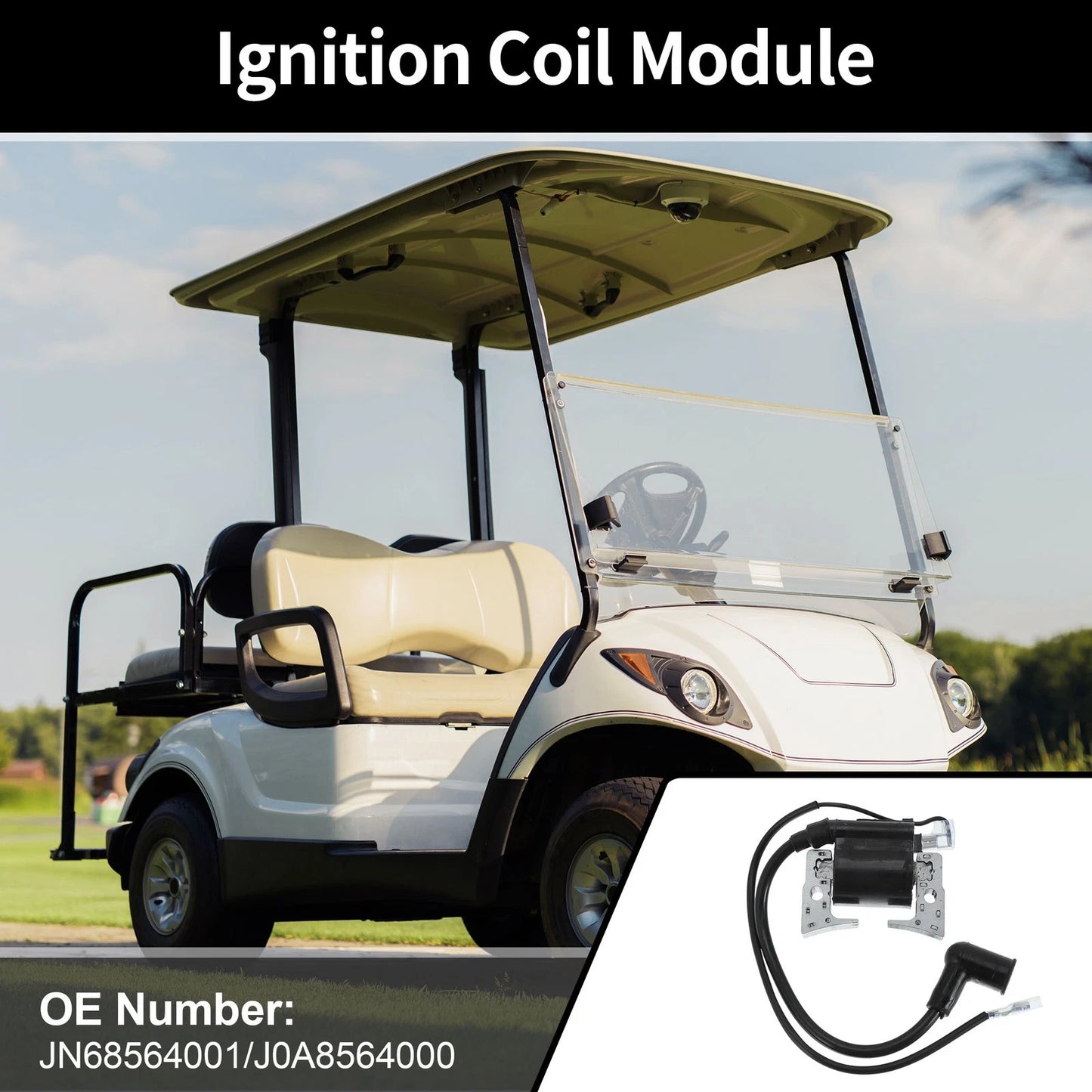 Ignition Coil Module for Yamaha Golf Cart G16 (1996–2002)