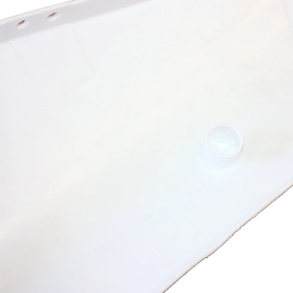 White Plastic Rear Right Side Number Guard for Apollo Orion Pit Pro Dirt Bike