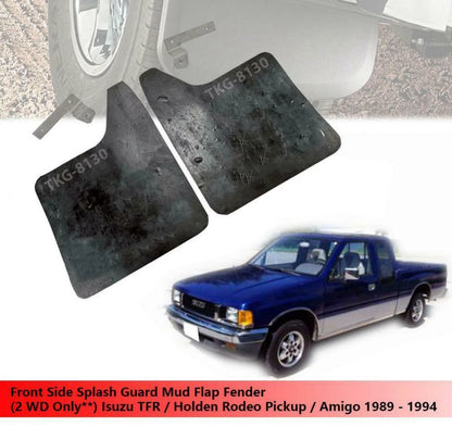 2 x Front Side Splash Guard Mud Flaps for Isuzu TFR (1989-1994)