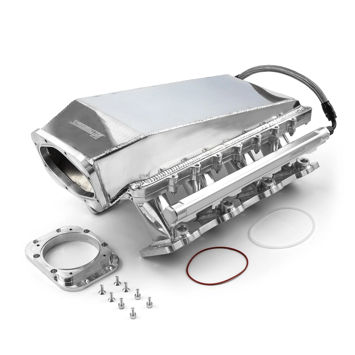 Polished 98mm 4 Bolt EFI Intake Manifold for Chevy GM LS3 (2008-2015)
