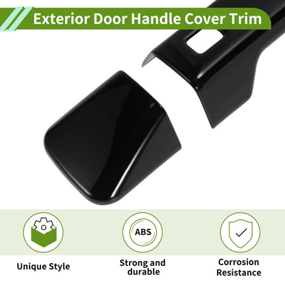 Gloss Black Exterior Door Handle Cover Trim for Ford Bronco (2021-2025)
