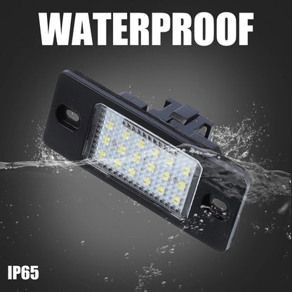 LED License Plate Lights for VW Jetta with Decoders