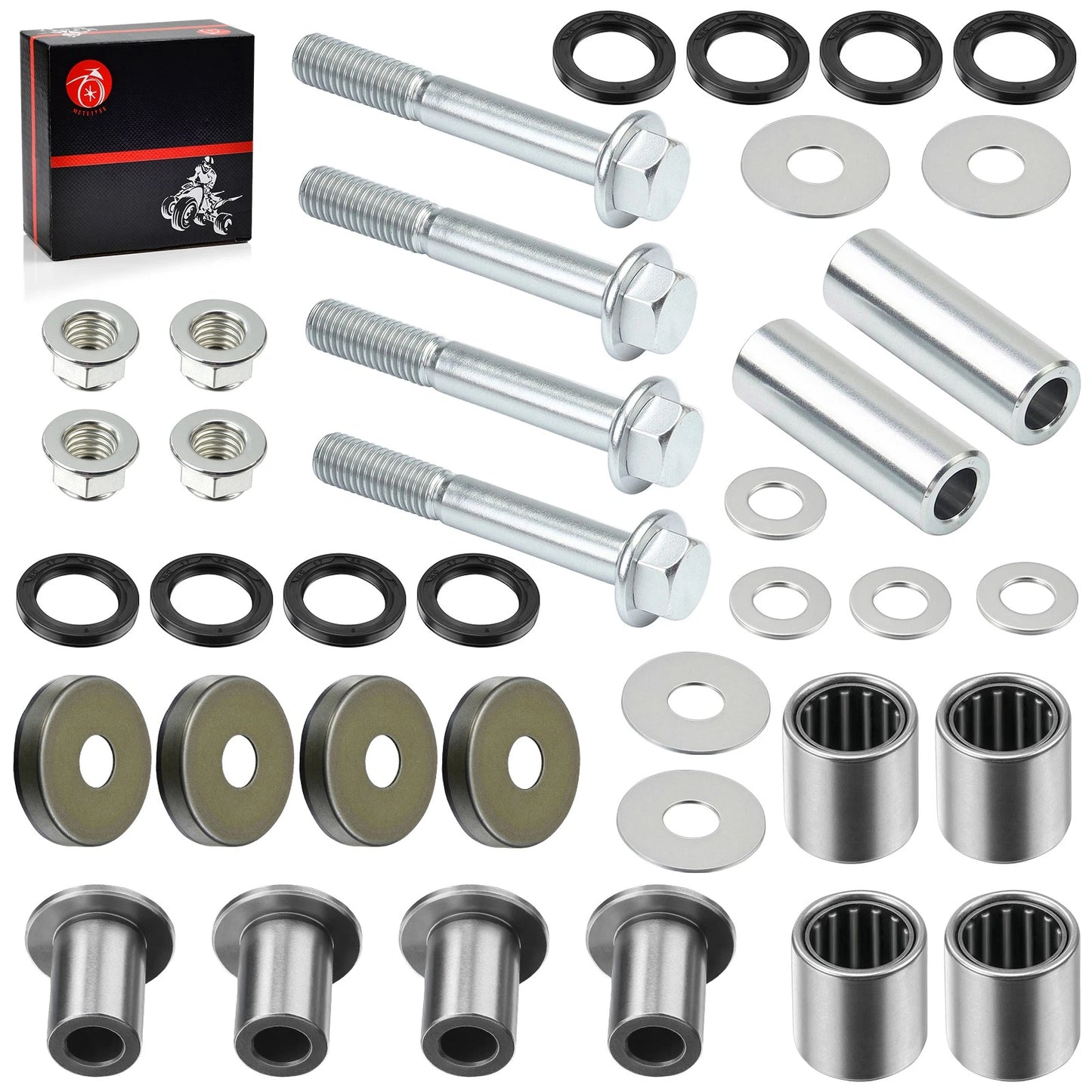 A Arm Bushings Seals Kit for Suzuki Quadsport Z400 LT-Z400 2003-2014