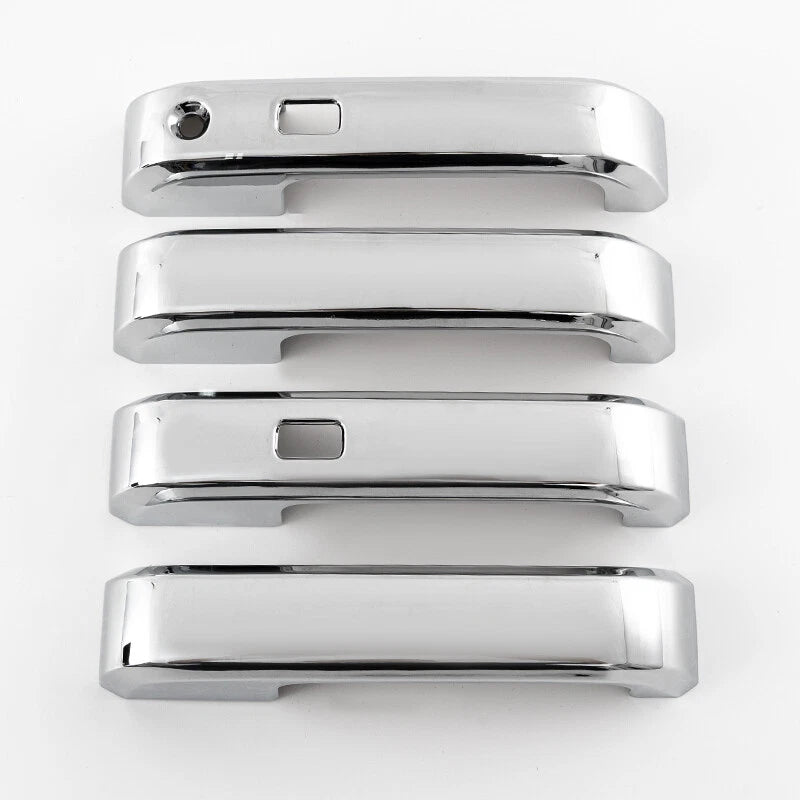 4 x Chrome Door Handle Covers for 2015-2020 Ford F150 F-150 (with Smartkey Hole)