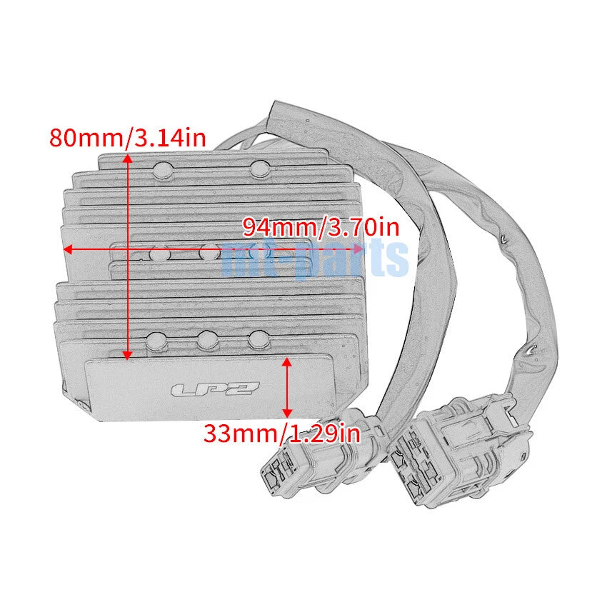 Voltage Rectifier Regulator for Aeon ATV Cobra 300 S, Crossland 400 4x4 (2012)