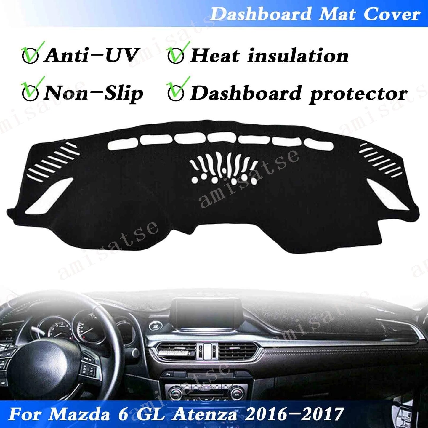 Dash Mat for Mazda 6 GL Atenza (2016-2017)