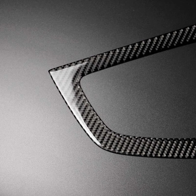 For Audi A4 2017-2019 Real Carbon Fiber Center Console Panel Cover Trim