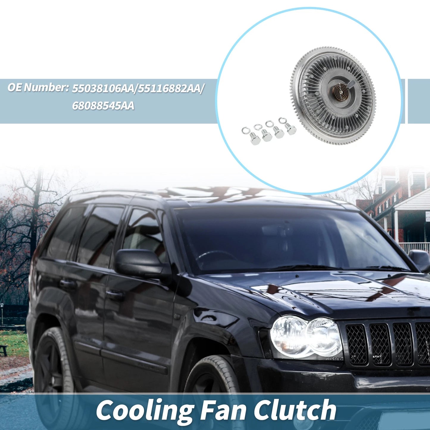 Engine Cooling Fan Clutch for Jeep Grand Cherokee (2005-2009)