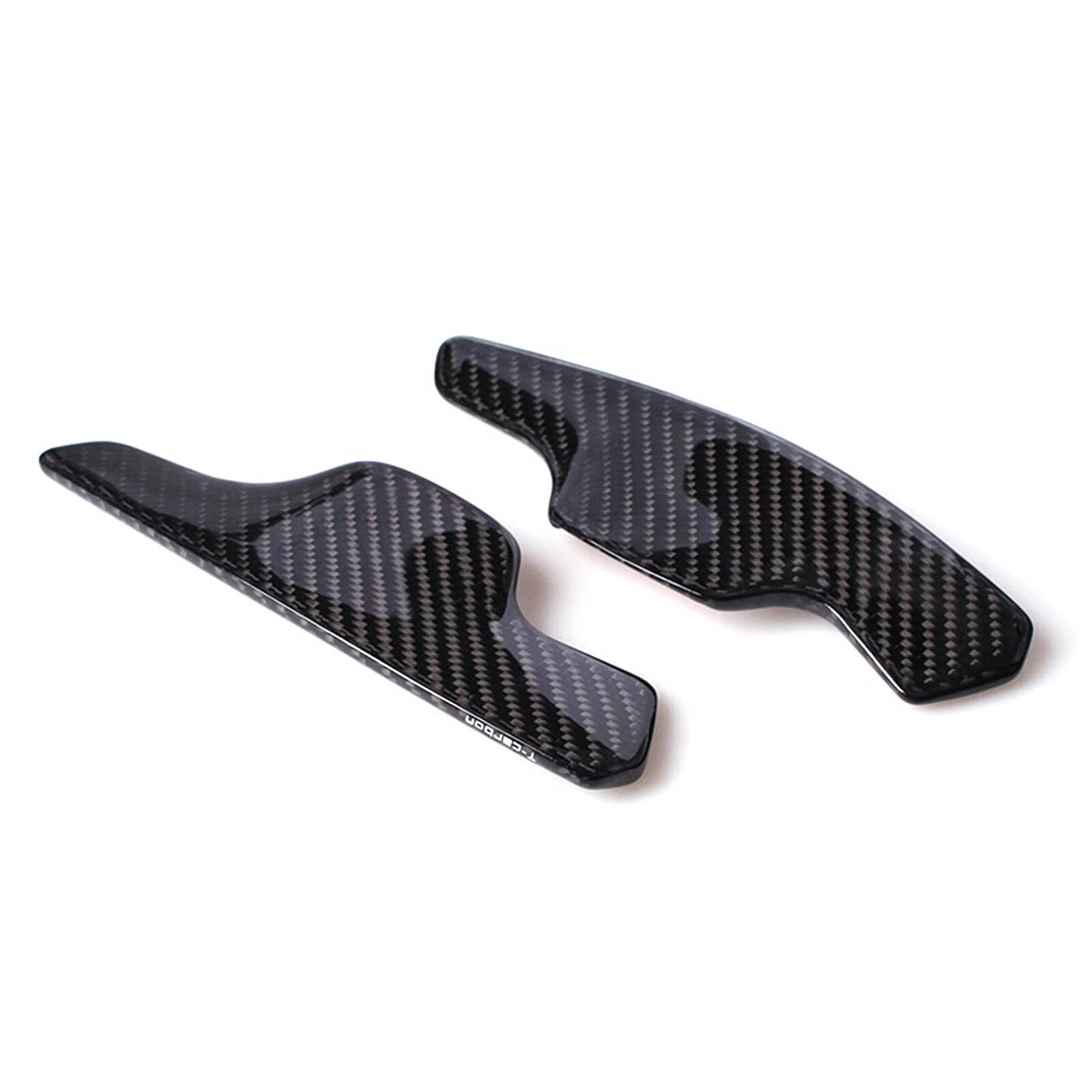 2 x Black Carbon Fiber Shift Paddle Extensions for Ford Taurus