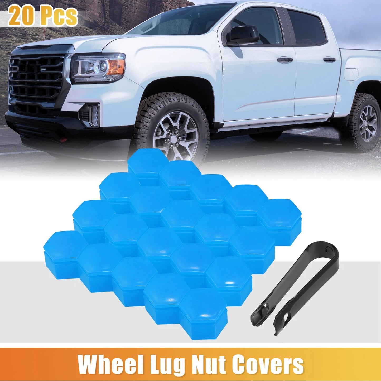 22mm Wheel Lug Nut Covers 20 Pcs for Land Rover Range Rover Sport (06-13)