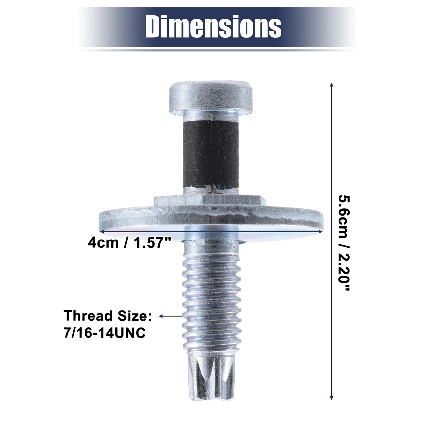 Car Door Latch Lock Striker Bolts for Dodge Ram B150