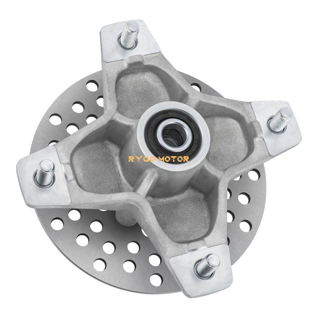Front Wheel Hub & Brake Disc Rotor for Yamaha Raptor 660R 700 700R YFZ450