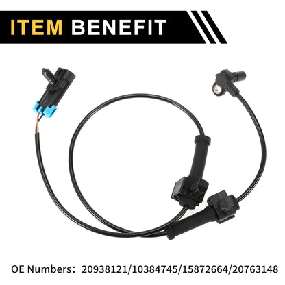 ABS Wheel Speed Sensor for Chevrolet Silverado 1500 Rear Left/Right