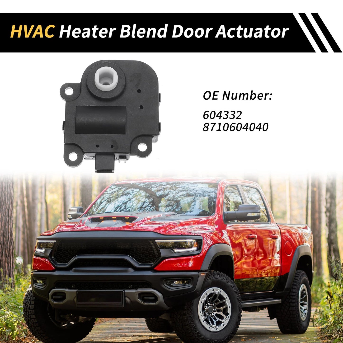 Air Door Actuator Heater Blend for Toyota Tacoma (2005–2023)