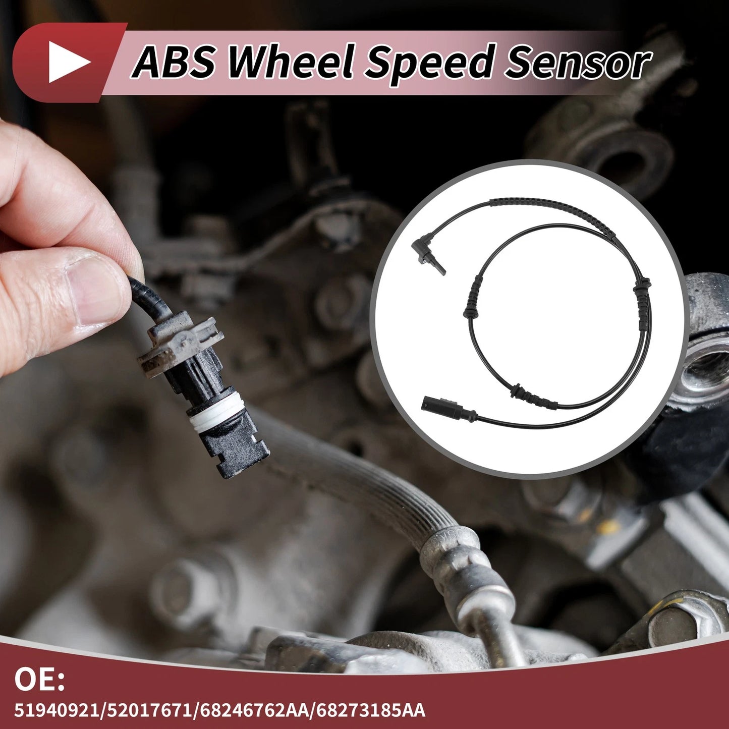 ABS Wheel Speed Sensor for Jeep Renegade (2015-2018)