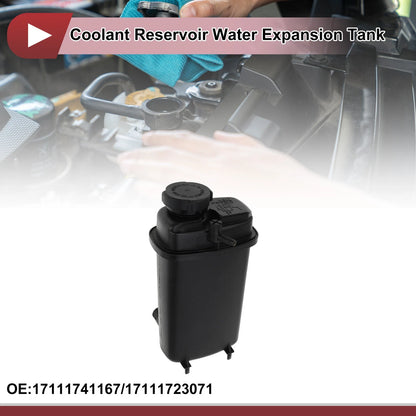Coolant Expansion Overflow Tank w/ Cap for BMW 540i 740i 840Ci (1995-2001)