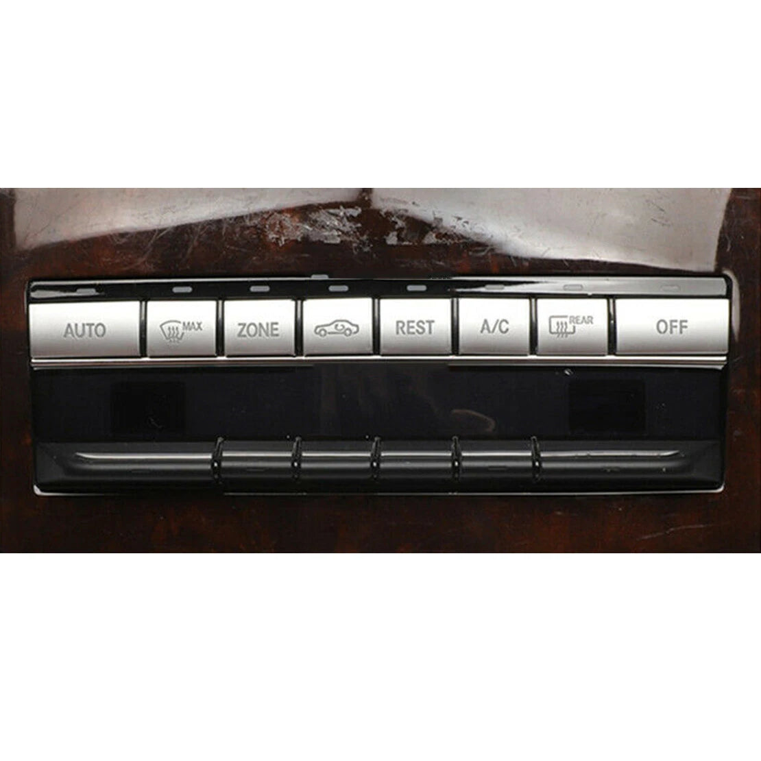8x AC Button Covers for Mercedes Benz E Class W212 C207 (2009-2015)