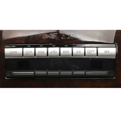 8x AC Button Covers for Mercedes Benz E Class W212 C207 (2009-2015)
