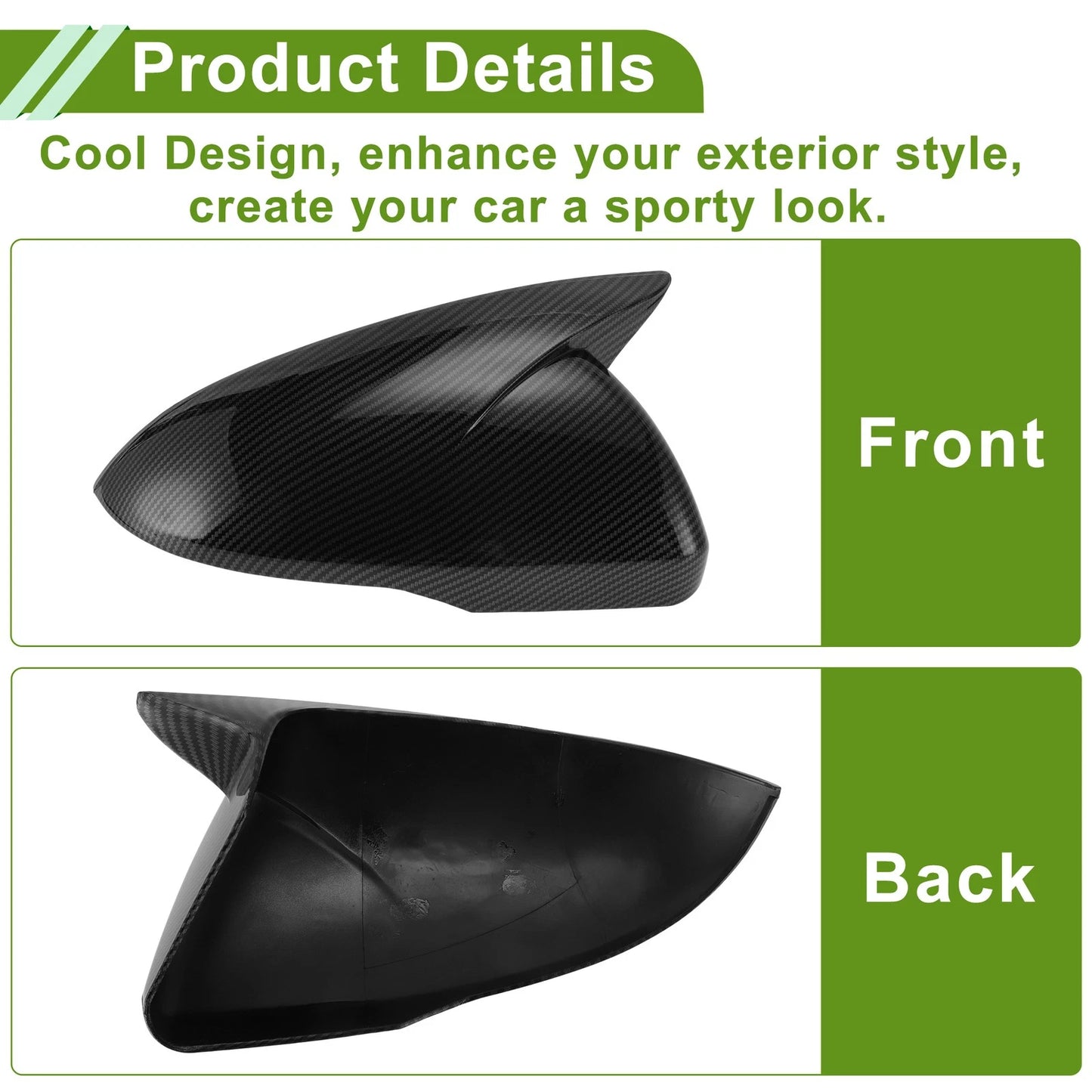 Left Right Side Mirror Cover Caps for Kia Optima/K5 (2021-2023)