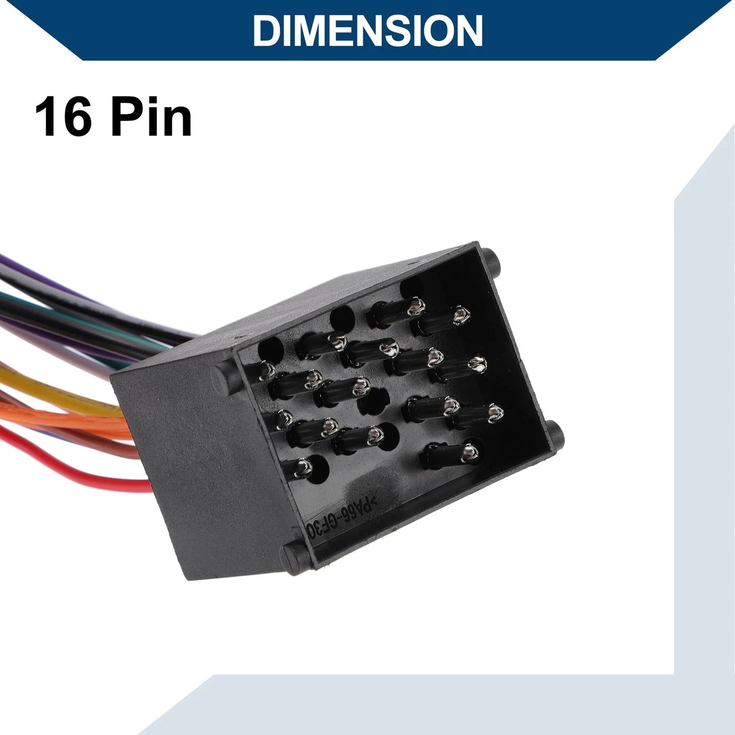 Stereo Radio Harness 16 Pin for BMW E46 3 Series (1998-2006)