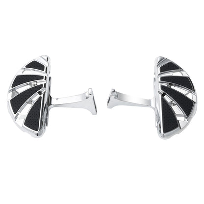 Chrome Rear Passenger Footboards for Harley Road King Street Glide (1993 - 2025)