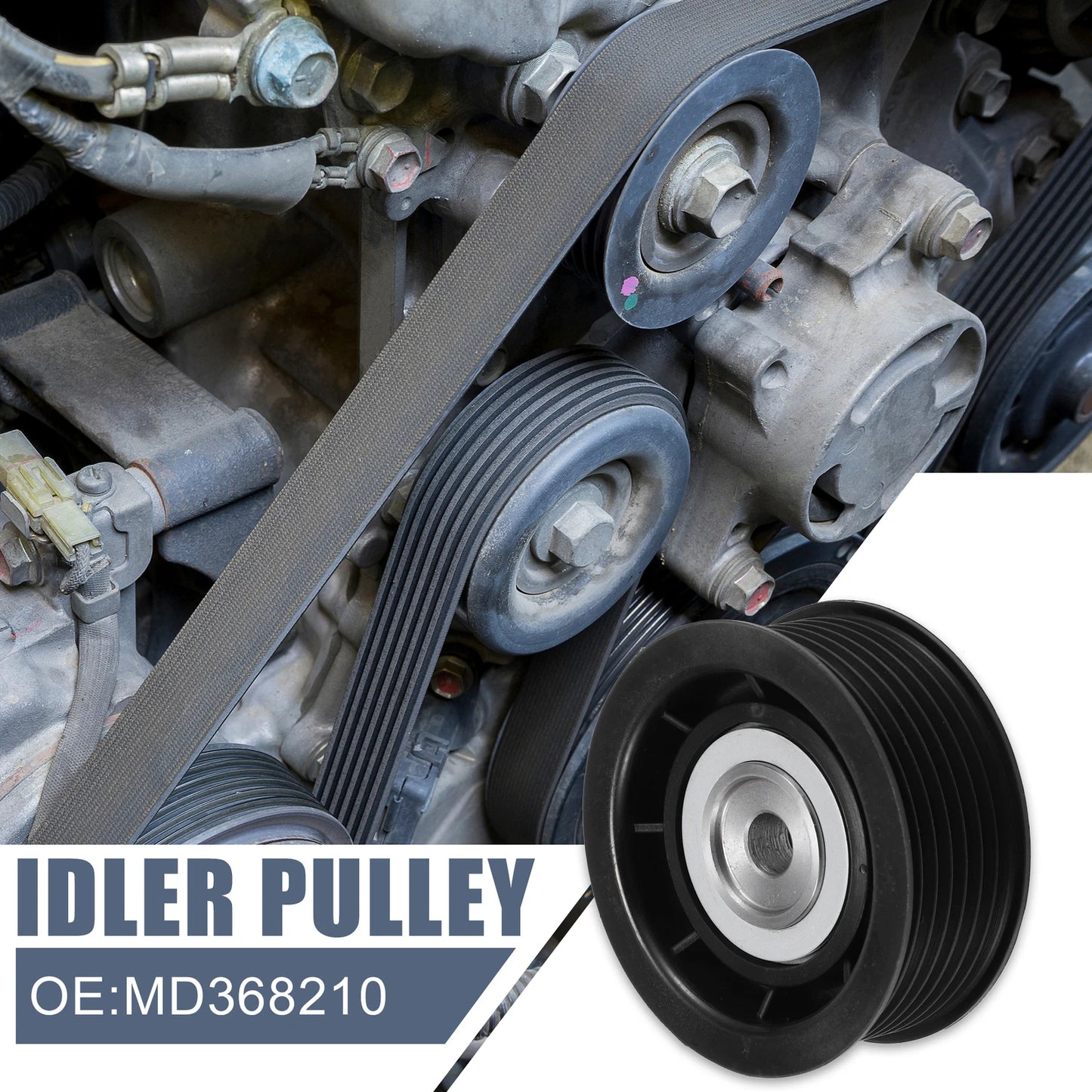 Drive Belt Idler Pulley for Mitsubishi Montero (2001-2006)