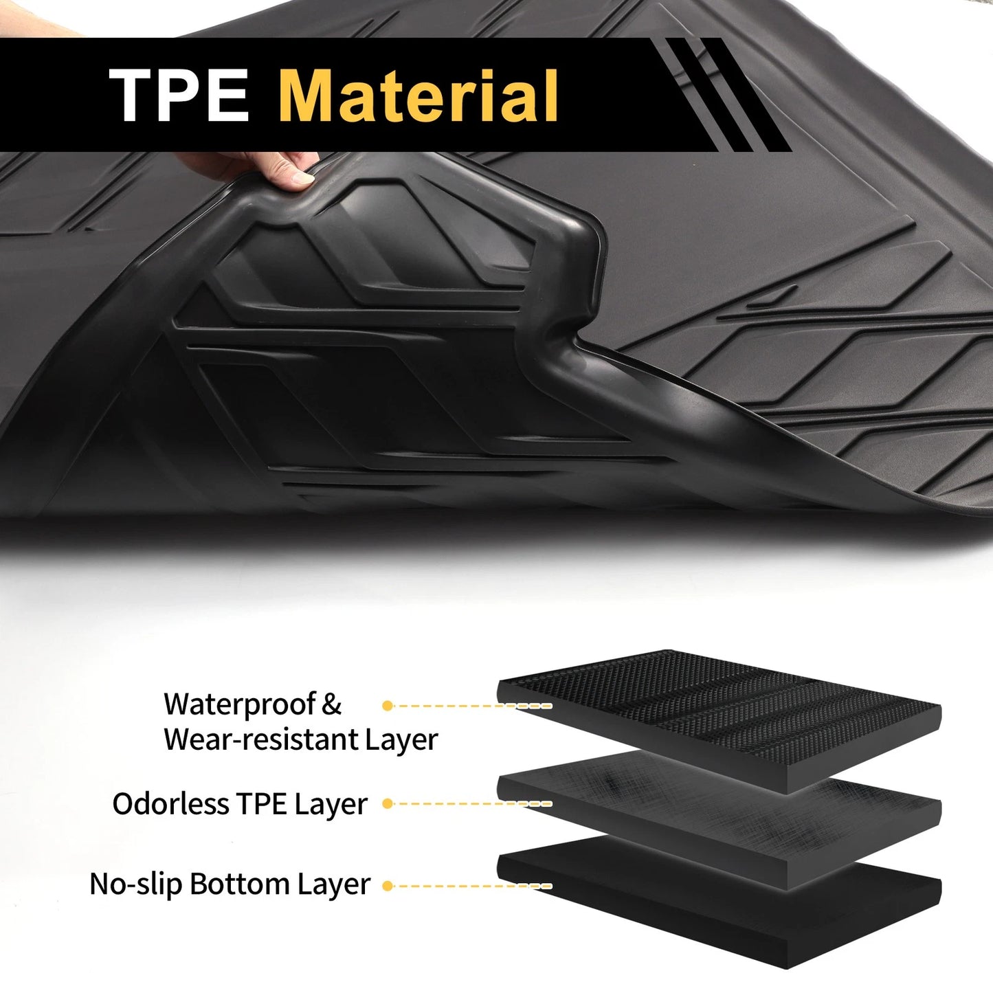 Cargo Liner Trunk Mat for Porsche Panamera Diamond Pattern TPE (2010-2023)