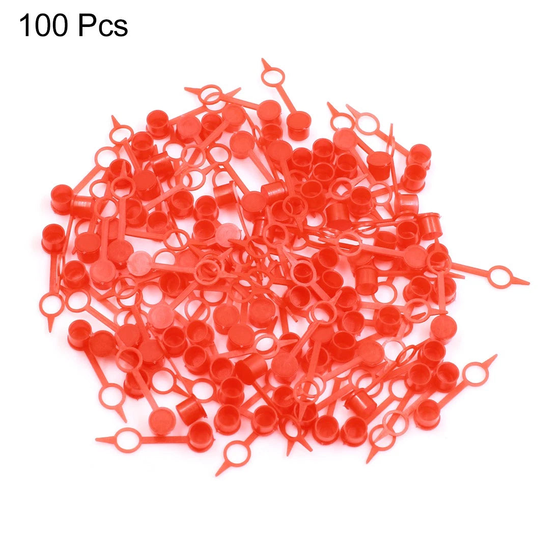 Dust Cap Cover M6 Red Nipple Grease Fitting for Motorcycle Car 100pcs