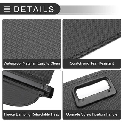 Retractable Cargo Cover for Subaru Forester 2019-2024 Black
