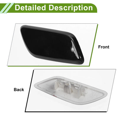 Front Right Washer Nozzle Cover for Toyota Land Cruiser (2013-2015) Black