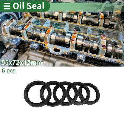 Oil Seal 55x72x12mm Rotary Shaft Seal NBR Rubber for Car