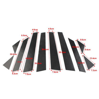 10 Pcs B Pillar Post Cover Trim for Audi A4 (2017-2022)