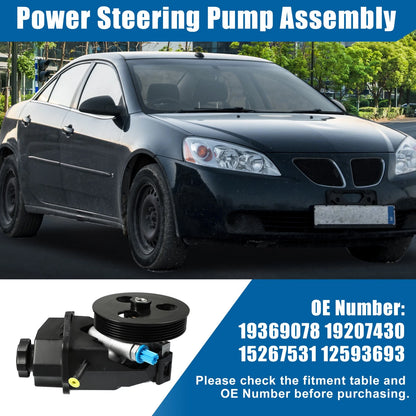 Power Steering Pump with Pulley for Chevrolet Impala (2006-2011)