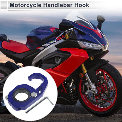 Motorcycle Hanging Hook / 1 Set / Hexagonal Aluminum Alloy Blue for Scooters