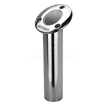 Fishing Rod Holder 30° Angle, Round Head Flush Mount Heavy Duty S/S Relaxn