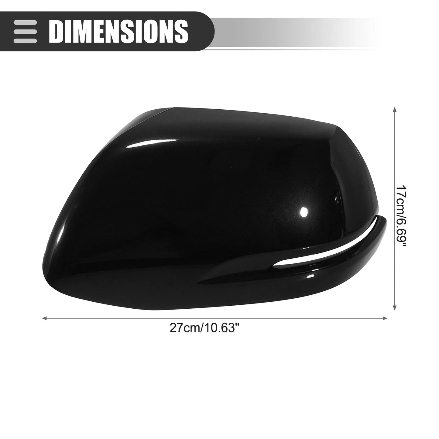 Left Side View Mirror Cover Trim for Honda CR-V (2012-2016)