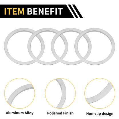 AC Vent Dashboard Decoration Rings 1 x Set for Toyota Tacoma (2016-2023)