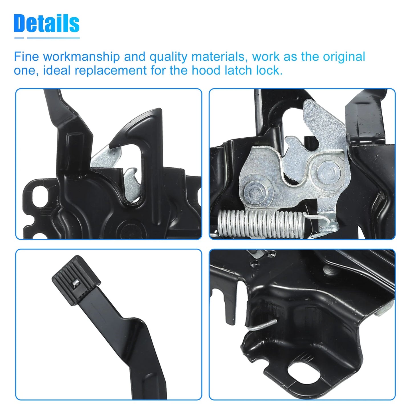 Hood Lock Latch Assembly for Honda Passport, Pilot (2019-2021)