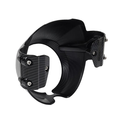 Windshield Headlight Bezel Upper Fairing Carbon Fibre for Indian Scout (2015-2023)